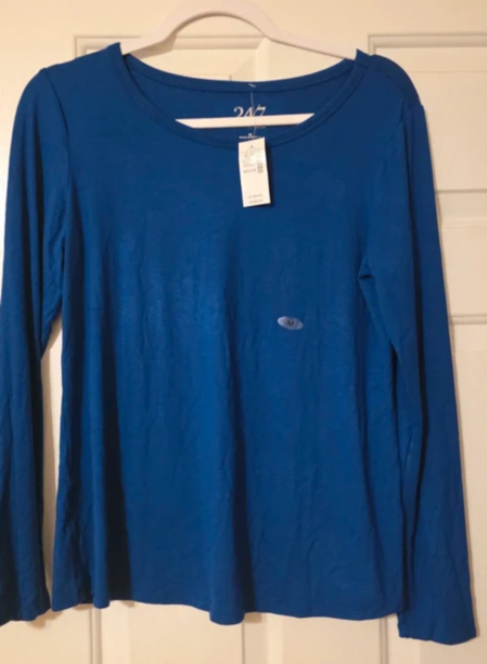 24/7 by Maurices Royal Blue Long Sleeve Top – Size M – NWT